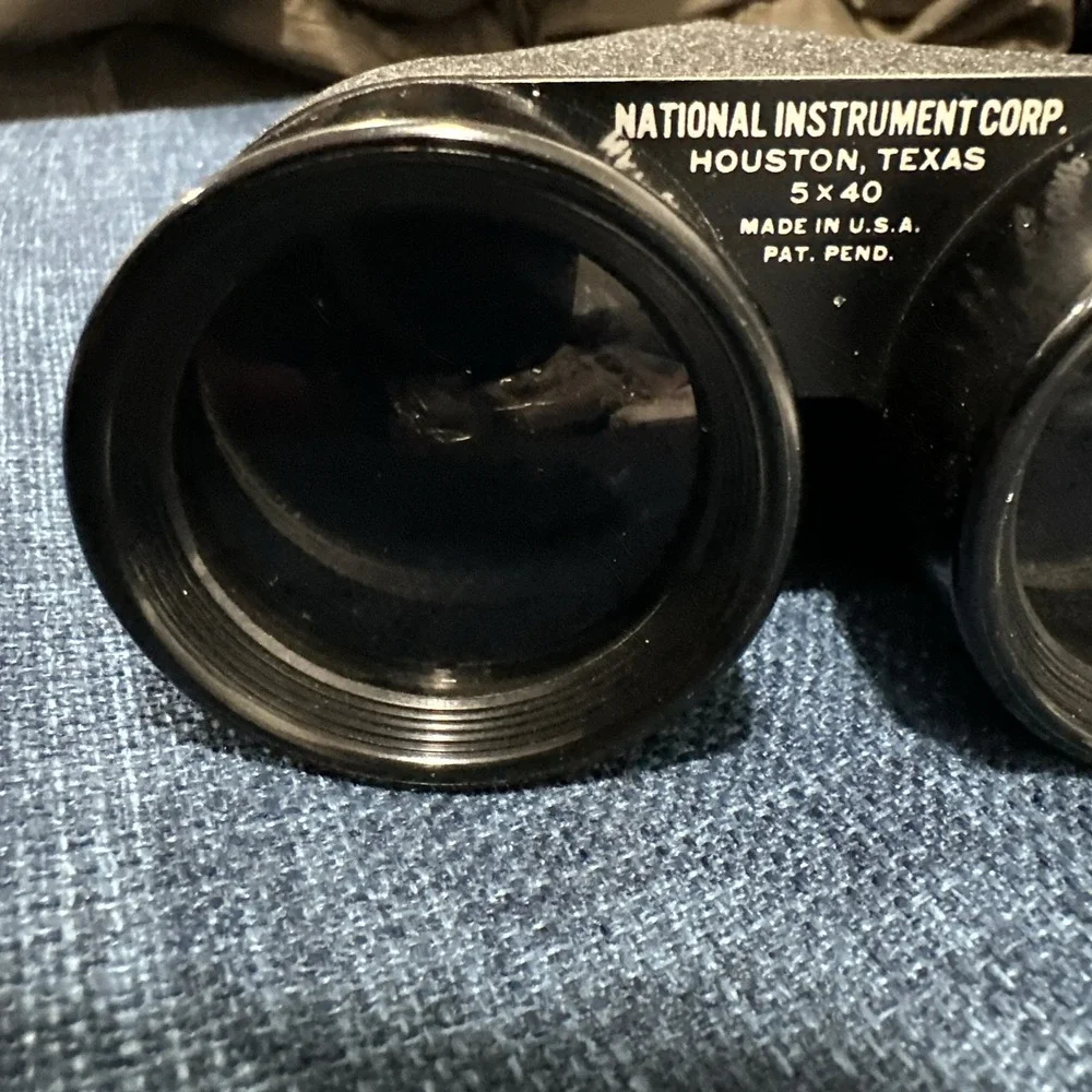 VTG Binoculars National Instrument Corp. 5x40 USA Houston Texas